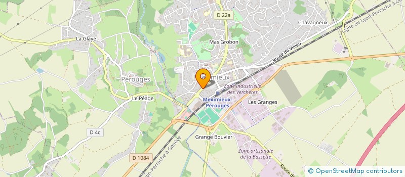 localisation de l'entreprise MH TENTATION à MEXIMIEUX