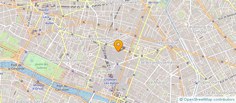 localisation de l'entreprise MH TEXTILE  PARIS