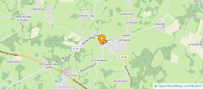 localisation de l'entreprise MH TP à EYBOULEUF
