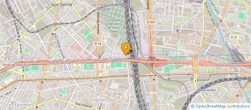 localisation de l'entreprise MH TRANSPORT à SAINT-OUEN-SUR-SEINE