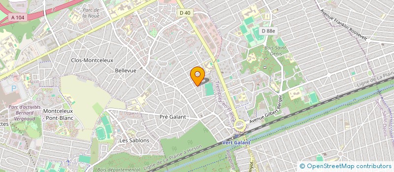 localisation de l'entreprise MH TRANSPORT LOGISTIQUE à VILLEPINTE