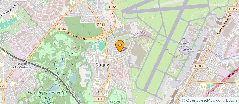 localisation de l'entreprise MH TRANSPORTS à DUGNY
