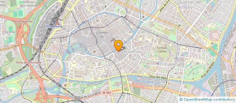 localisation de l'entreprise MH-VOYAGES & IMAGES  STRASBOURG