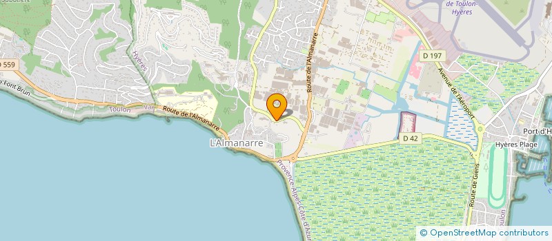 localisation de l'entreprise MH27  HYERES