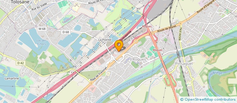 localisation de l'entreprise MH2F  ROQUES