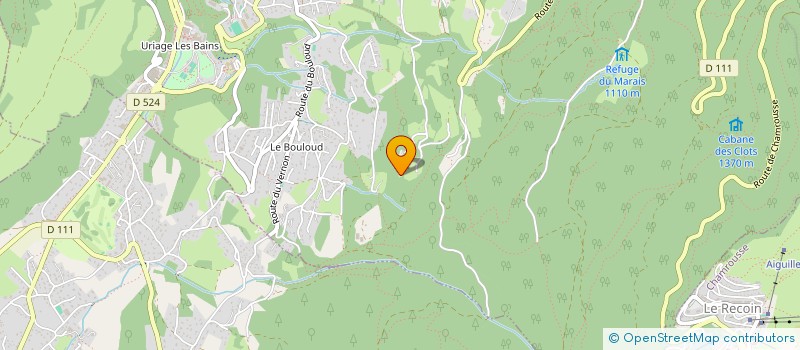 localisation de l'entreprise MH2O  SAINT-MARTIN-D'URIAGE