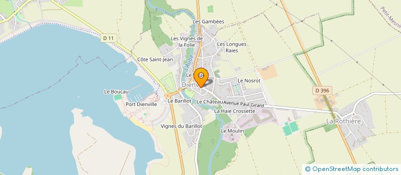 localisation de l'entreprise MH2P  DIENVILLE