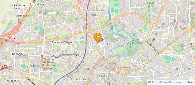 localisation de l'entreprise MH713  RENNES