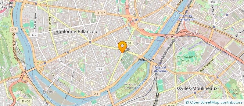 localisation de l'entreprise MHA INDUSTRIES  BOULOGNE-BILLANCOURT