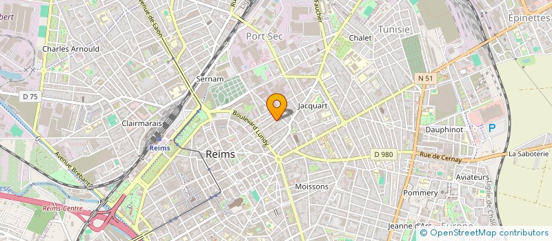 localisation de l'entreprise MHALI  REIMS