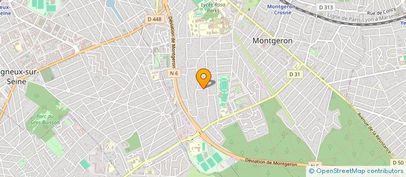 localisation de l'entreprise MHB à MONTGERON