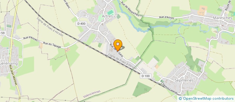 localisation de l'entreprise MHB  ARTRES