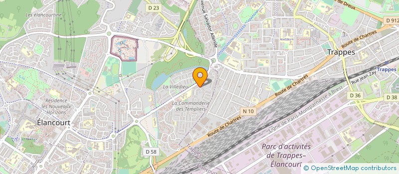 localisation de l'entreprise MHB  ELANCOURT