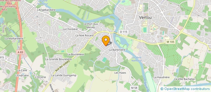 localisation de l'entreprise MHB (MORE HIGHT BUSINESS) à VERTOU