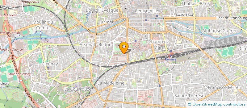 localisation de l'entreprise MHB PEINTURE 35  CHANTEPIE