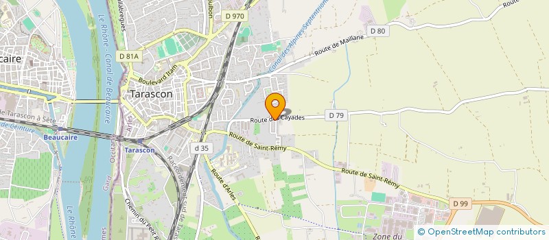 localisation de l'entreprise MHB SERVICE à TARASCON
