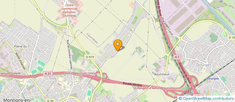 localisation de l'entreprise MHBRENOV  HENIN-BEAUMONT