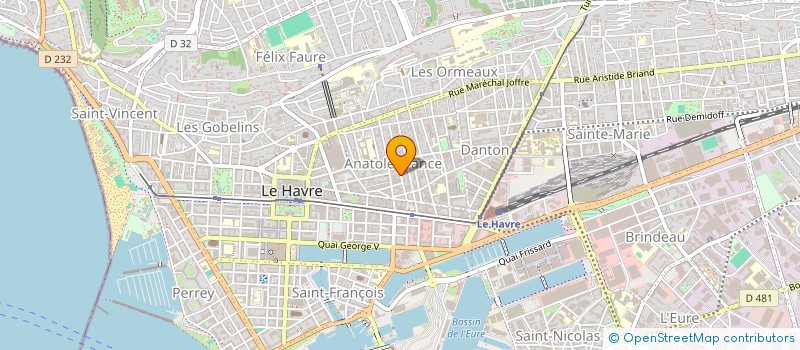 localisation de l'entreprise MHC à LE HAVRE