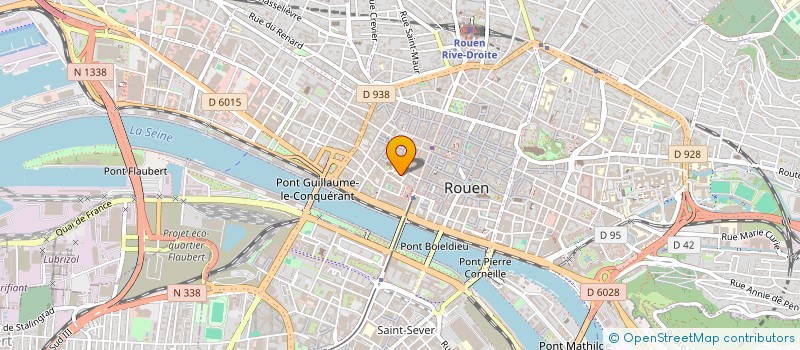 localisation de l'entreprise MHC à ROUEN