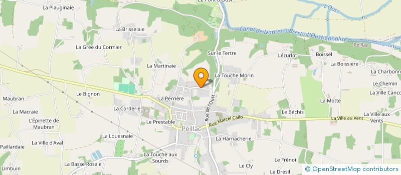 localisation de l'entreprise MHC GEFFROY  PEILLAC