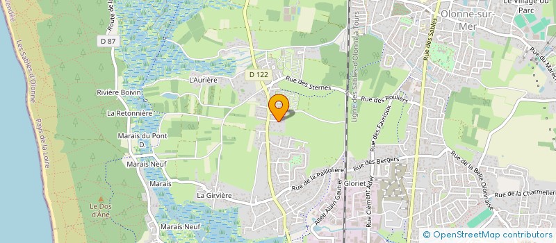 localisation de l'entreprise MHC RACING à LES SABLES-D'OLONNE