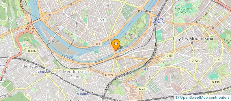 localisation de l'entreprise MHCA à ISSY-LES-MOULINEAUX