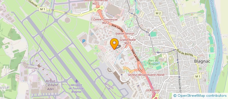 localisation de l'entreprise MHCD  BLAGNAC