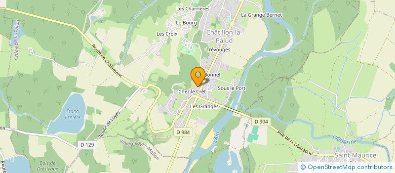 localisation de l'entreprise MHCE HOLDING à CHATILLON-LA-PALUD