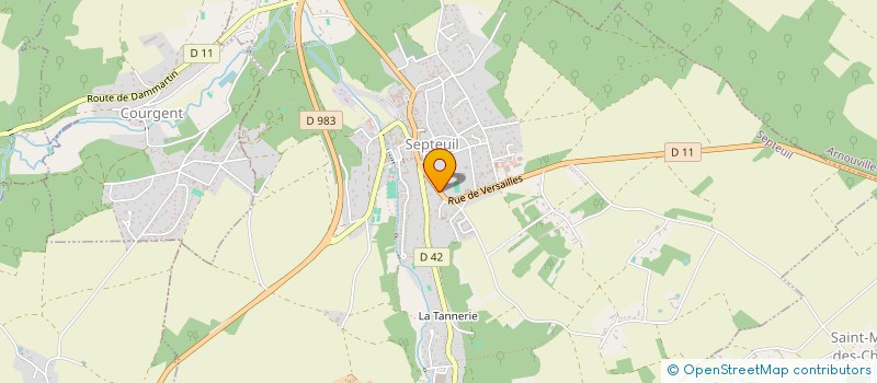 localisation de l'entreprise MHCONSEIL à SEPTEUIL