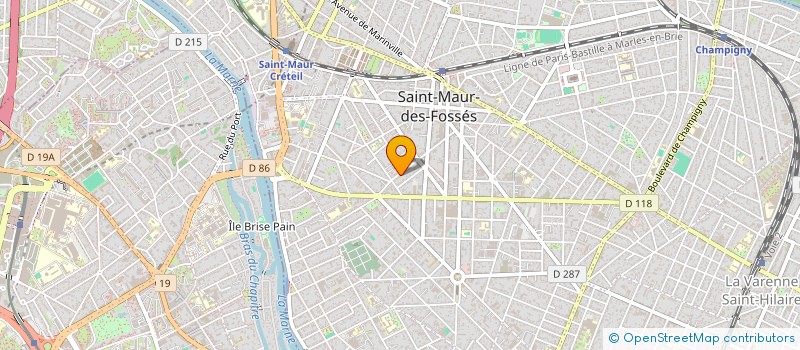 localisation de l'entreprise MHCONSEIL à SAINT-MAUR-DES-FOSSES