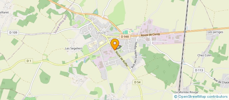 localisation de l'entreprise MHCR CONSEIL  SAUZE-VAUSSAIS