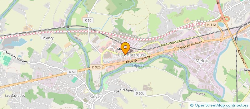 localisation de l'entreprise MHCV CAR EXPRESS  CASTRES