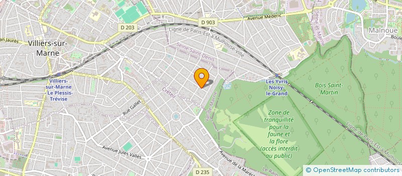 localisation de l'entreprise MHD  VILLIERS-SUR-MARNE