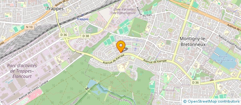 localisation de l'entreprise MHD AGENCE  MONTIGNY-LE-BRETONNEUX