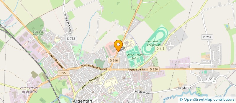localisation de l'entreprise MHD ARVII  ARGENTAN