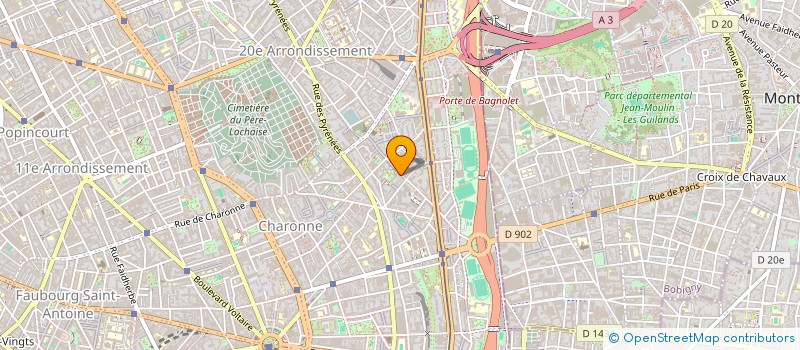 localisation de l'entreprise MHD BARBER 75  PARIS