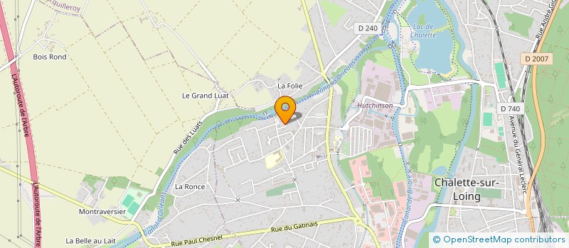 localisation de l'entreprise MHD CONCEPT à CHALETTE-SUR-LOING