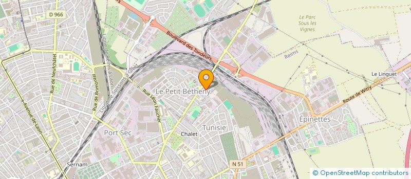 localisation de l'entreprise MHD DISTRIBUTION FR  BETHENY