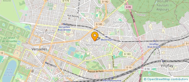 localisation de l'entreprise MHD FOOD DISTRIBUTION à VERSAILLES