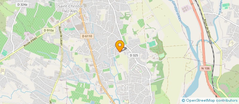 localisation de l'entreprise MHD MEDICAL  SAINT-CHRISTOL-LEZ-ALES