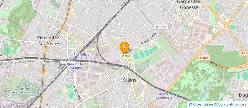 localisation de l'entreprise MHDN à STAINS
