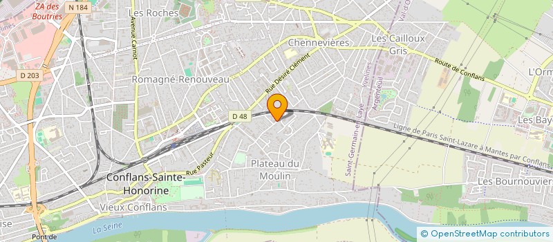 localisation de l'entreprise MHE CONSULTING  CONFLANS-SAINTE-HONORINE