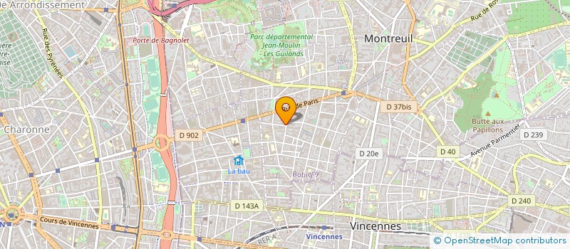 localisation de l'entreprise MHED à MONTREUIL