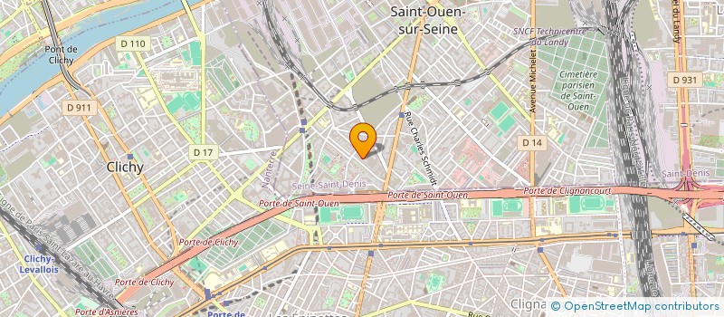 localisation de l'entreprise MHEL à SAINT-OUEN-SUR-SEINE