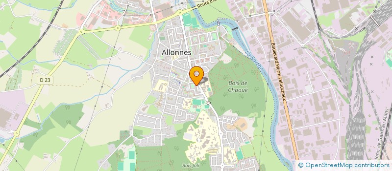 localisation de l'entreprise MHELHELI TRANSPORT  ALLONNES