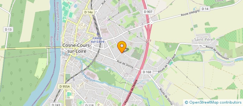 localisation de l'entreprise MHELL à COSNE-COURS-SUR-LOIRE