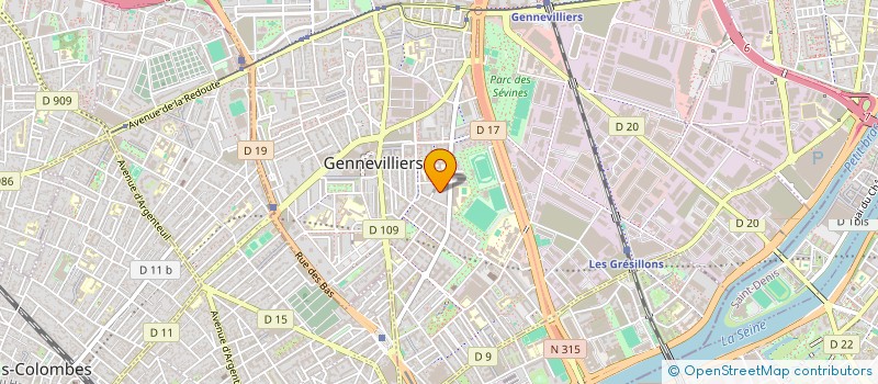 localisation de l'entreprise MHENYX TRANSPORT à GENNEVILLIERS