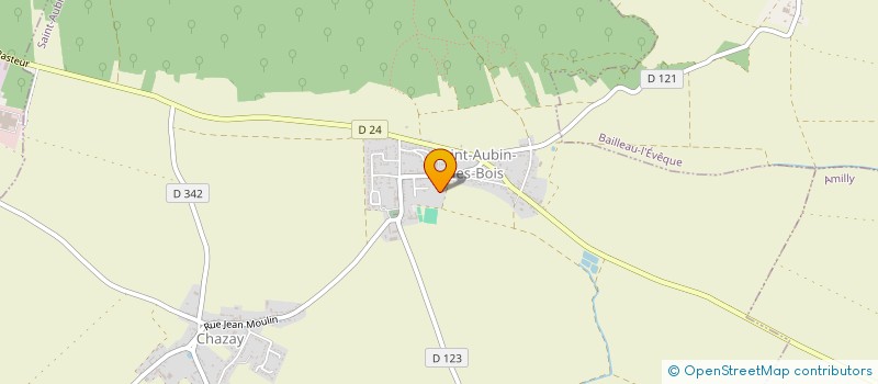 localisation de l'entreprise MHESTIA à SAINT-AUBIN-DES-BOIS