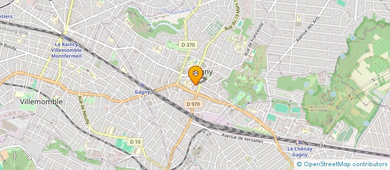 localisation de l'entreprise MHEXIMCO  GAGNY