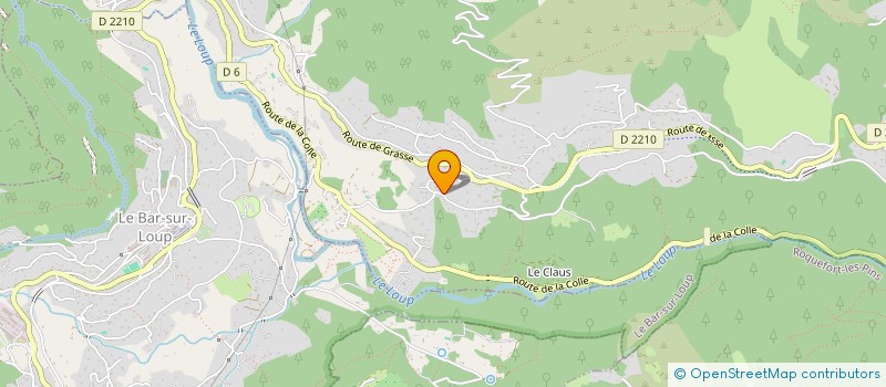 localisation de l'entreprise MHF à TOURRETTES-SUR-LOUP